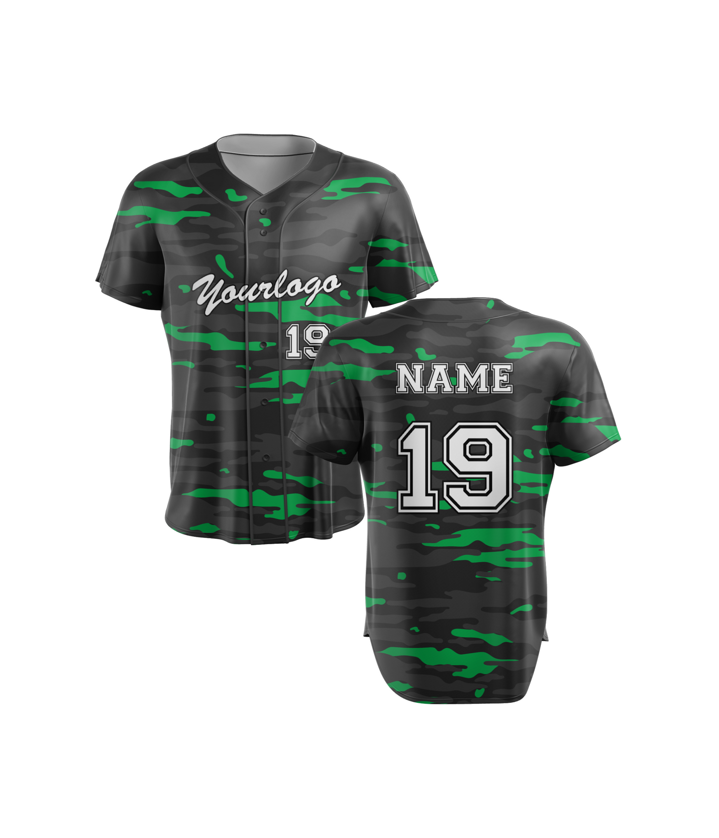 Baseball Full Button Jersey 2000 Series